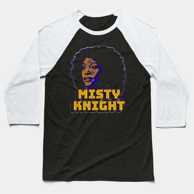 Misty “MFing” Knight Baseball T-Shirt by Thisepisodeisabout